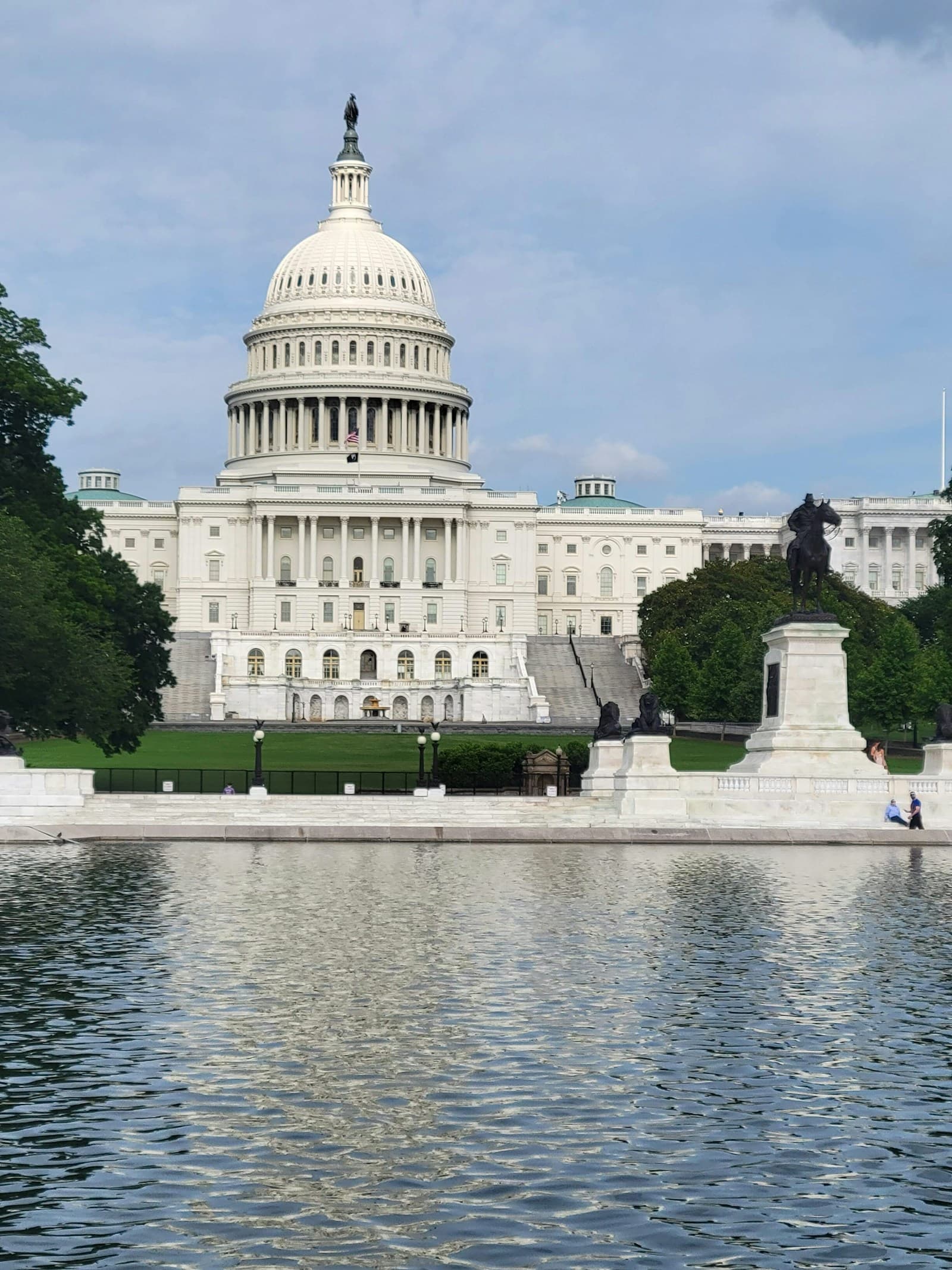 The west front of the United States Capitol in Washington, D.C., used as context for a story about the House vote on a Section 702 extension.